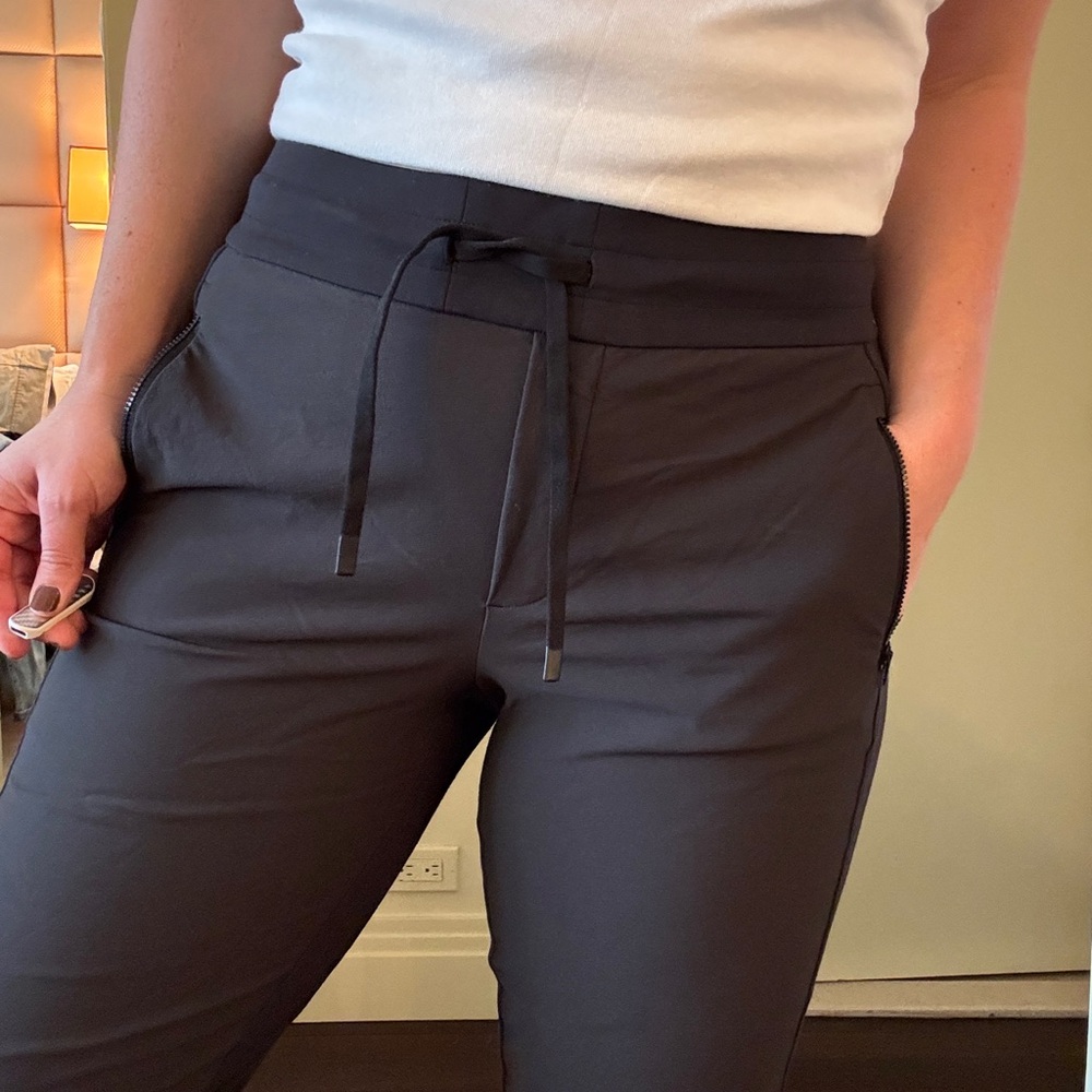 Athleta Black Drawstring Joggers